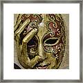 Venetian Carnaval Mask Framed Print