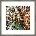 Venice Canal Serenity Framed Print