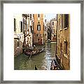 Venice Gondolas Framed Print