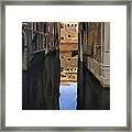 Venice Reflections - Pastel Framed Print