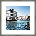 Venice Rialto Bridge And Grand Canal Framed Print