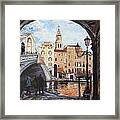 Venice - Rialto Bridge Framed Print