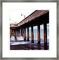 Venice Beach Pier Framed Print