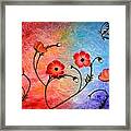 Vibrant Poppies Framed Print
