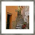 Vicolo Della Valle Riomaggiore Italy Dsc02537 Framed Print