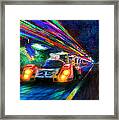 Vic's Night Out Framed Print