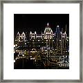 Victoria Harbour At Christmas Framed Print