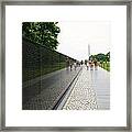 Vietnam Memorial 4 Framed Print