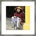 Vietnamese Woman In Hoi An Framed Print