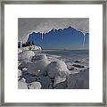 View From An Ice Cave Framed Print
