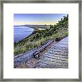 View From Empire Bluff Framed Print