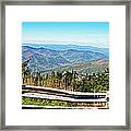 View From Mt. Mitchell Summit Framed Print