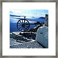View From Santorini Island Greece Framed Print