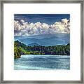 View From The Great Smoky Mountains Railroad Framed Print