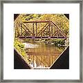 View From Worrall Covered Bridge Framed Print