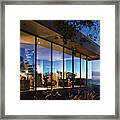 View Of Luxurious Resort At Dusk Framed Print