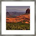 View Of Sedona From The East Framed Print