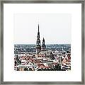 View Of The Daugava River And The Town Framed Print