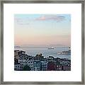 View Over Istanbul At Sunrise Framed Print