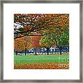 Village Autumn Framed Print