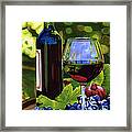 Vino Framed Print