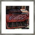 Vintage Coca-cola Framed Print