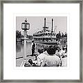Vintage Disneyland Riverboat Ride 1958 Framed Print