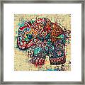 Vintage Elephant Framed Print