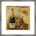 Vintage French Poster Andrieux Wine Framed Print