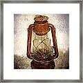 Vintage Lantern Framed Print
