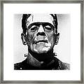 Vintage Monster Images Karloff Framed Print