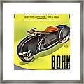 Vintage Motorcycle Framed Print