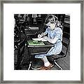 Vintage Schoolgirl Framed Print