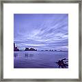 Violet Vista Framed Print