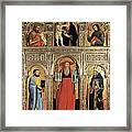 Vivarini Antonio, Polyptych Of St Framed Print