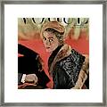 Vogue Cover Featuring Carmen Dell'orefice Framed Print
