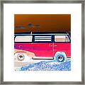 Volkswagen Beetle Bus Framed Print