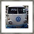 Vw Hippie Bus, Mclovin' Style Framed Print