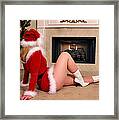 Waiting For Santa Framed Print