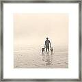 Walking The Dog Florentia Framed Print