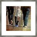 Walking The Walk Framed Print