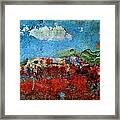 Wall Abstract 14 Framed Print