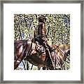War Horses - The Picket - Brigadier General Judson Kilpatrick Commanding Battle Of Hanover Framed Print