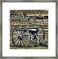 War Thunder - 9th Michigan Btry 1st Michigan Light Artillery Battery I Hancock Ave Gettysburg Framed Print