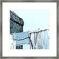 Wash Day Blues In New Orleans Louisiana Framed Print