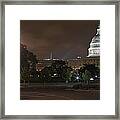 Washington Dc At Night -2 Framed Print