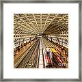 Washington Dc Metro Station Xi Framed Print