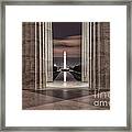 Washington Monument From Lincoln Memorial I Framed Print