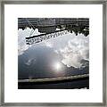 Waste Water Treatment Plant Framed Print