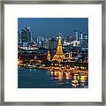 Wat Arun, Bangkok Framed Print